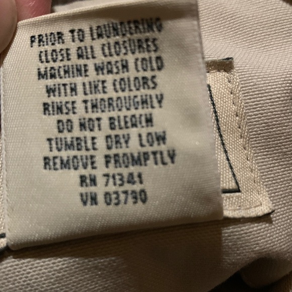 L.L. Bean woman’s Tan Chore Coat Jacket Small - Picture 16 of 16